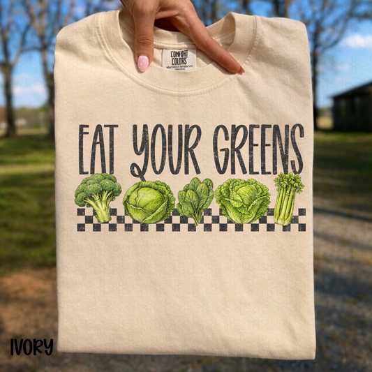 Eat Your Greens Completed Tee