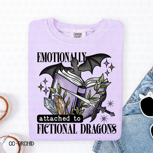 Emotionally Attached To Fictional Dragons Completed Tee