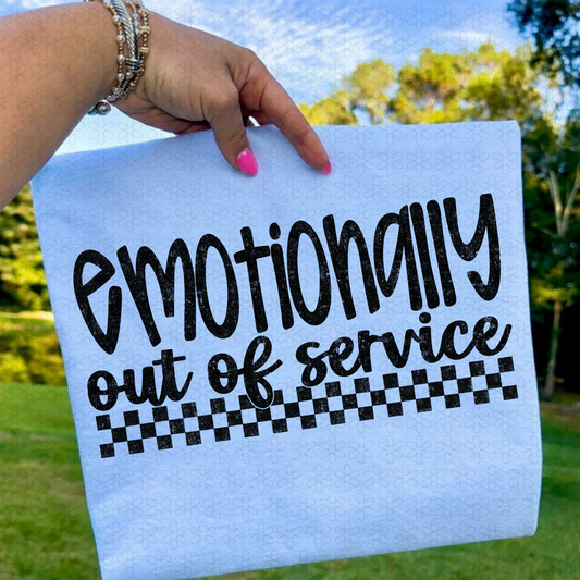 Emotionally Out Of Service Completed Tee