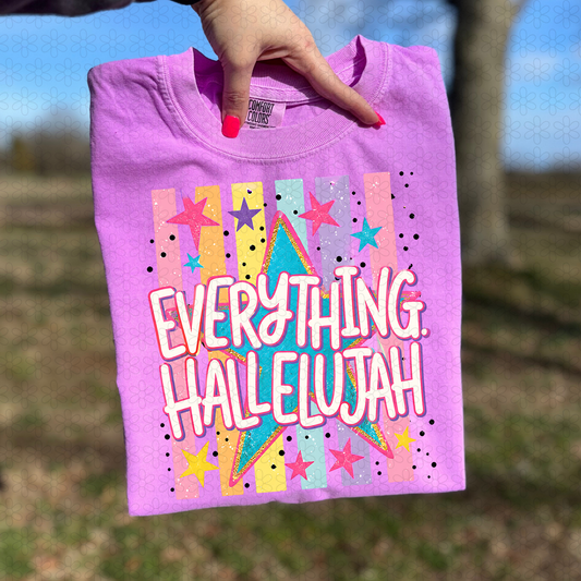 Everything Hallelujah DTF Transfer