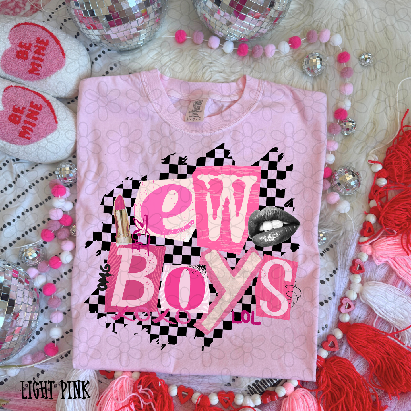Ew Boys Checkered Completed Tee