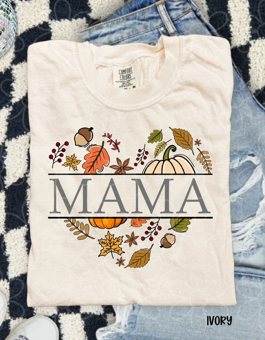 Fall Heart Mama DTF Transfer