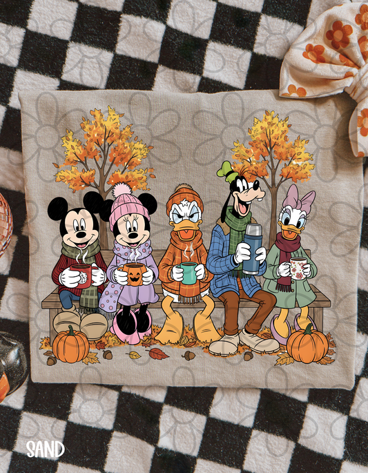 Fall Mickey Characters Completed Tee
