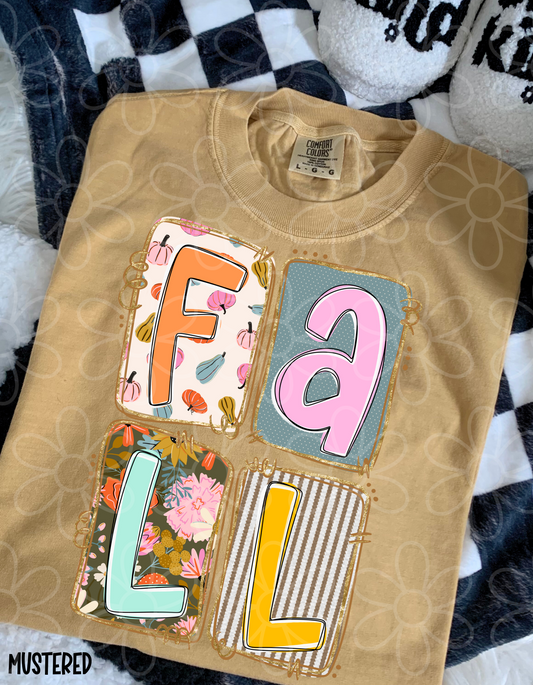 Fall Preppy Patterns DTF Transfer