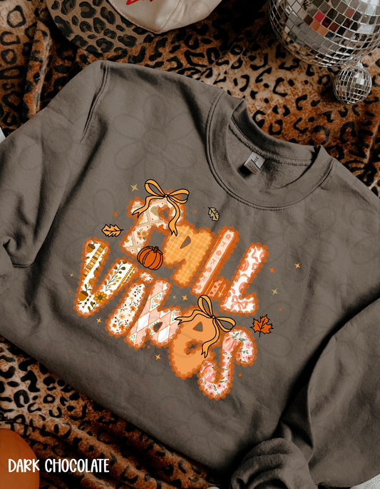 Fall Vibes Lace DTF Transfer
