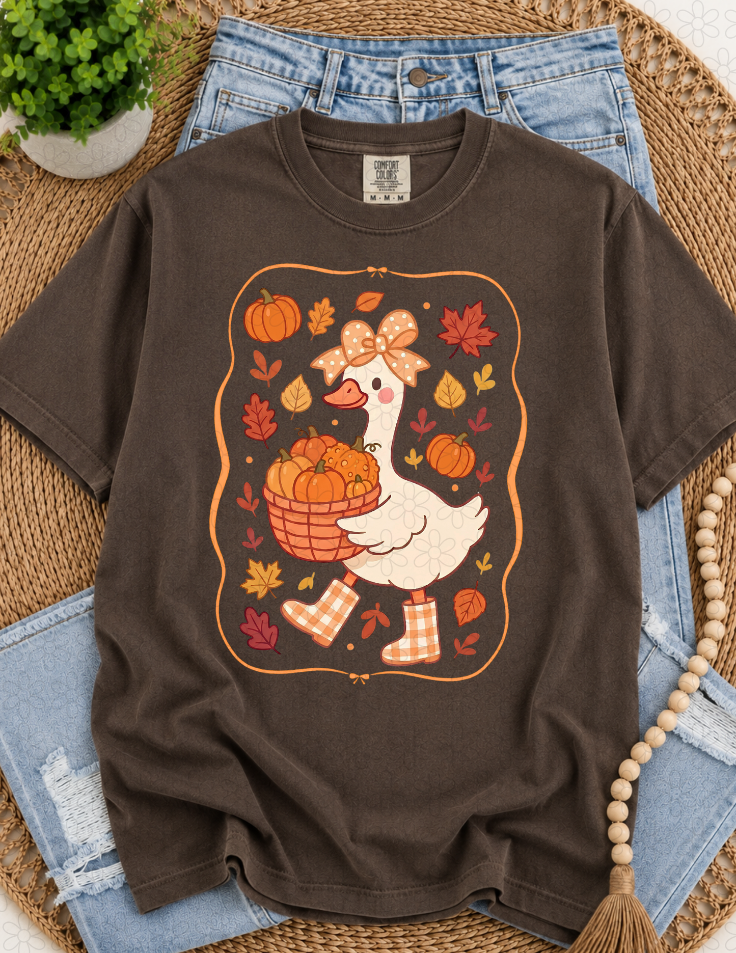 Fall Coquette Goose DTF Transfer