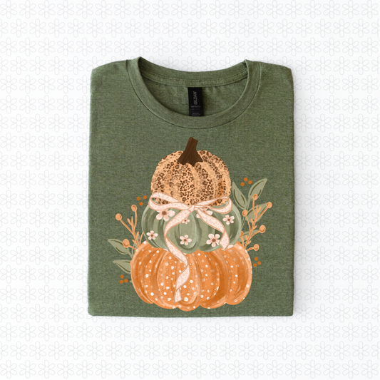 Fall Coquette Pumpkin DTF Transfer