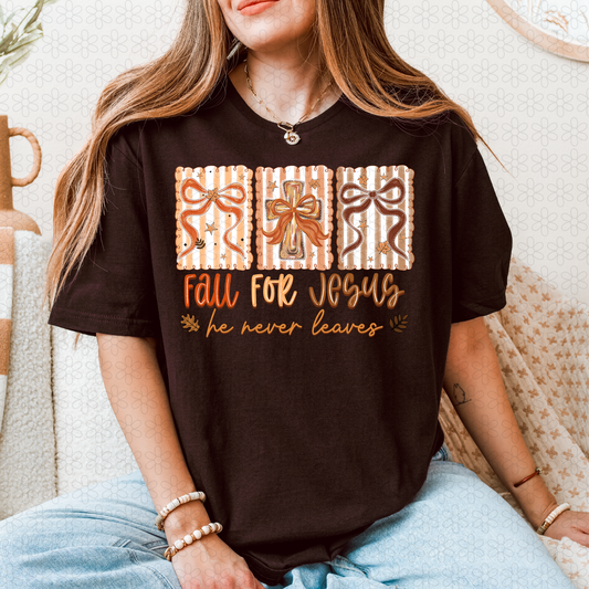 Fall For Jesus Completed Tee