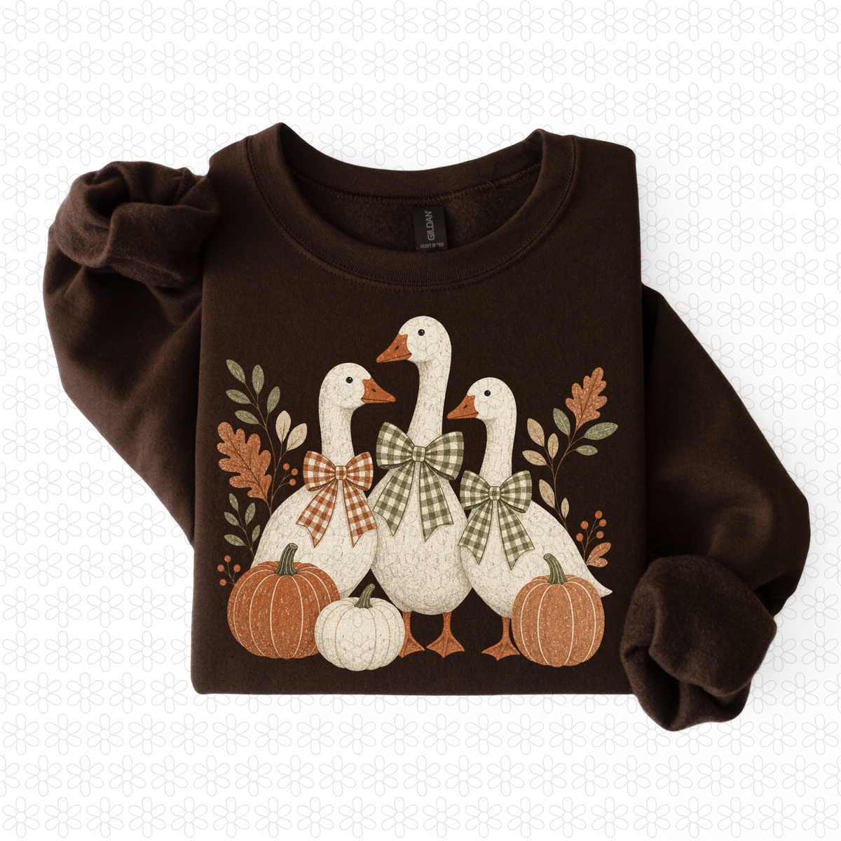Fall Geese Completed Tee
