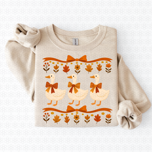 Fall Goose Coquette DTF Transfer