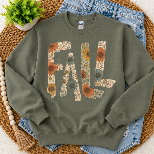 Fall floral DTF Transfer
