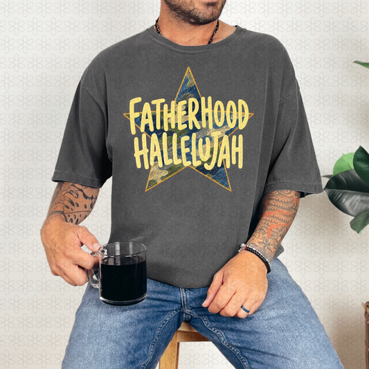 Fatherhood Hallelujah Completed Tee