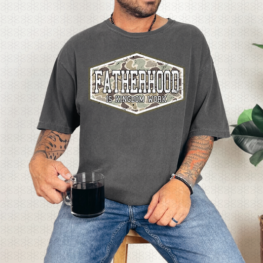 Fatherhood Is Kingdom Work Complete Tee