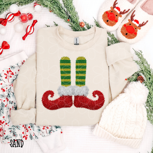 Faux Elf Shoes Completed Tee