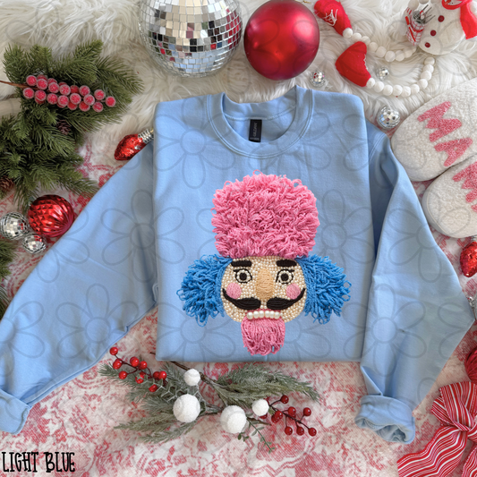 Faux Nutcracker Pink & Blue Completed Tee