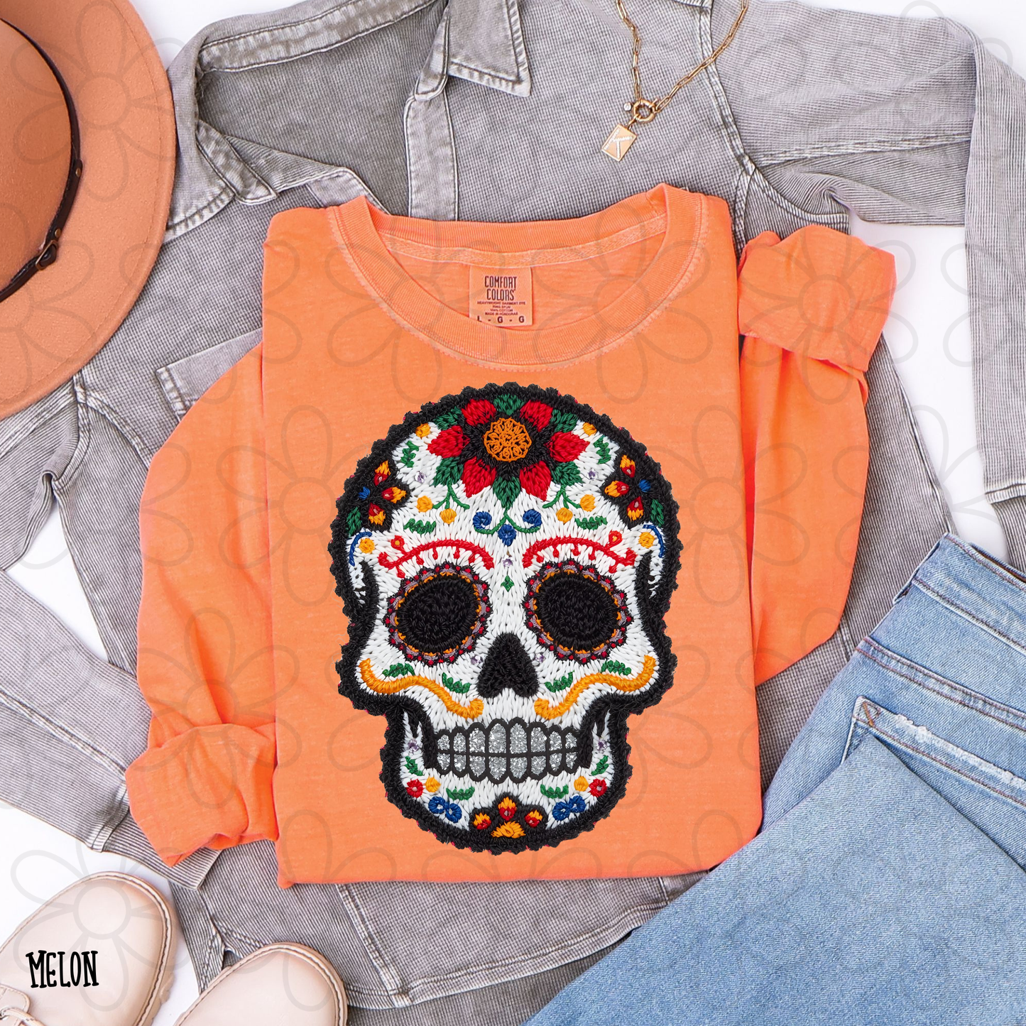 Faux Skull Kids Completed Tee