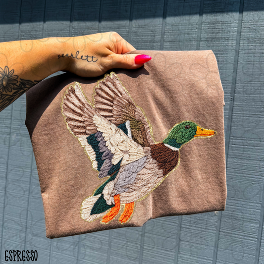 Faux Stitched Duck Completed Tee
