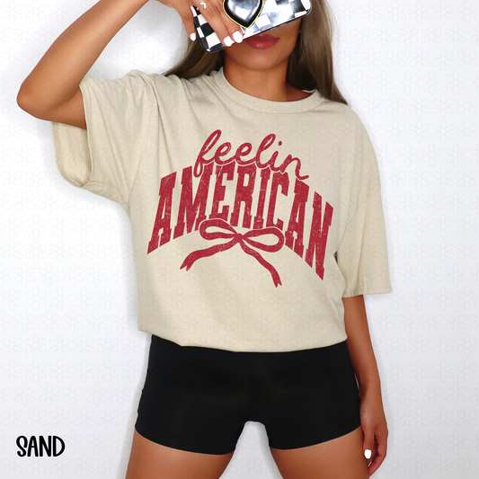 Fellin American - Red Completed Tee