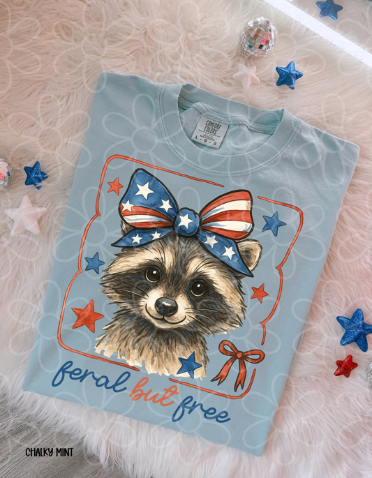 Feral But Free Coquette Completed Tee