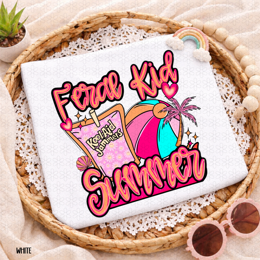 Feral Kid Summer- Girl Completed Tee