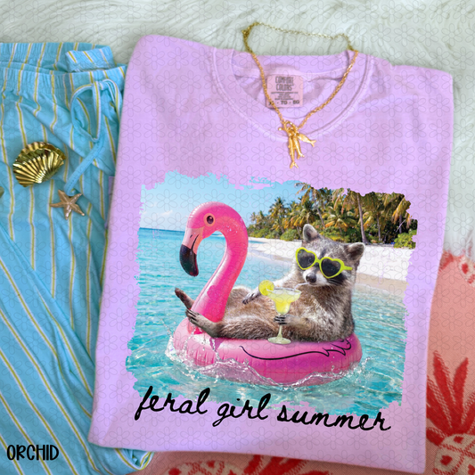 Feral Girl Summer Completed Tee