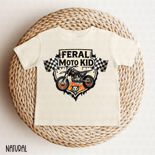 Feral Moto Kid DTF Transfer