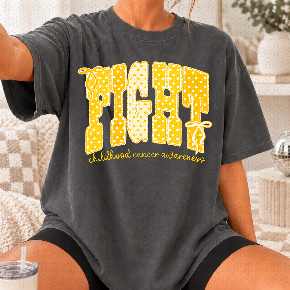 Fight Childhood Cancer Awareness Completed Tee