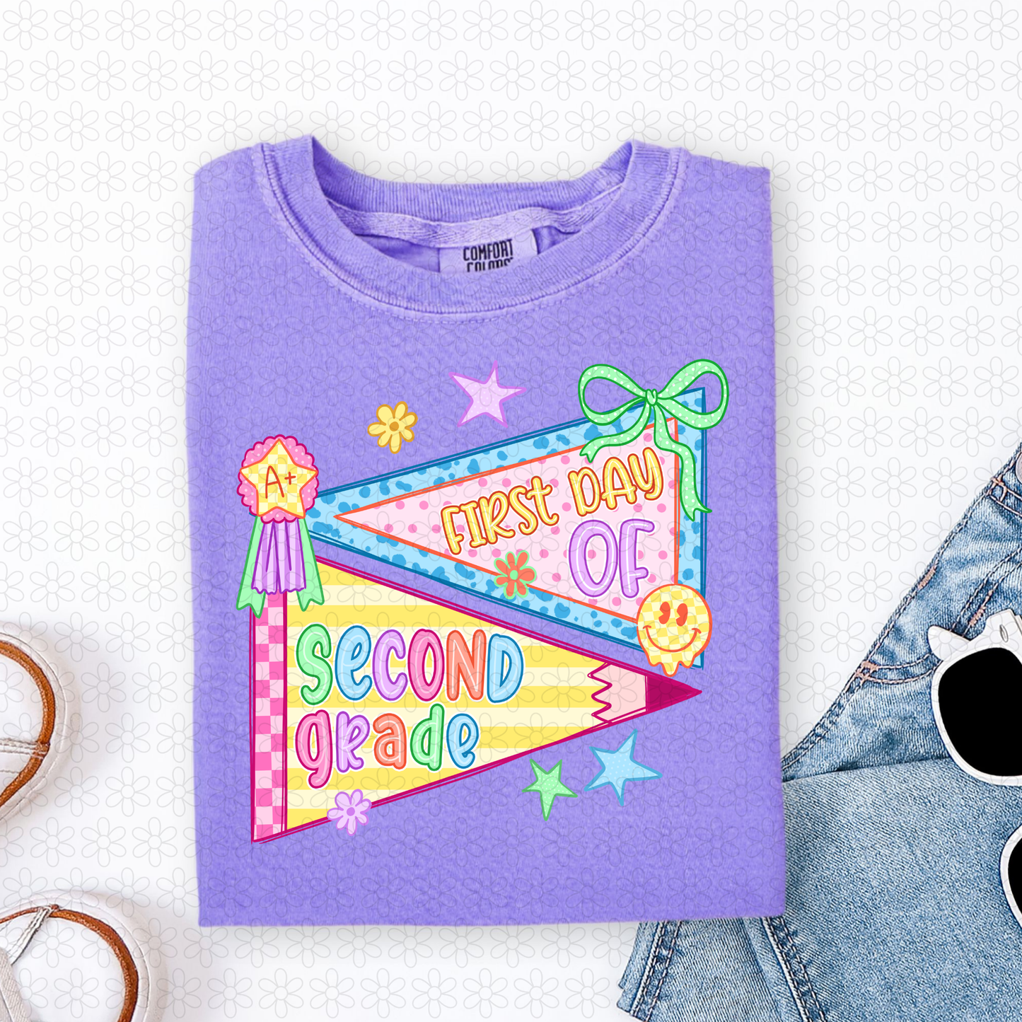 First Day Of Grades (Multiple Colors) Completed Tee