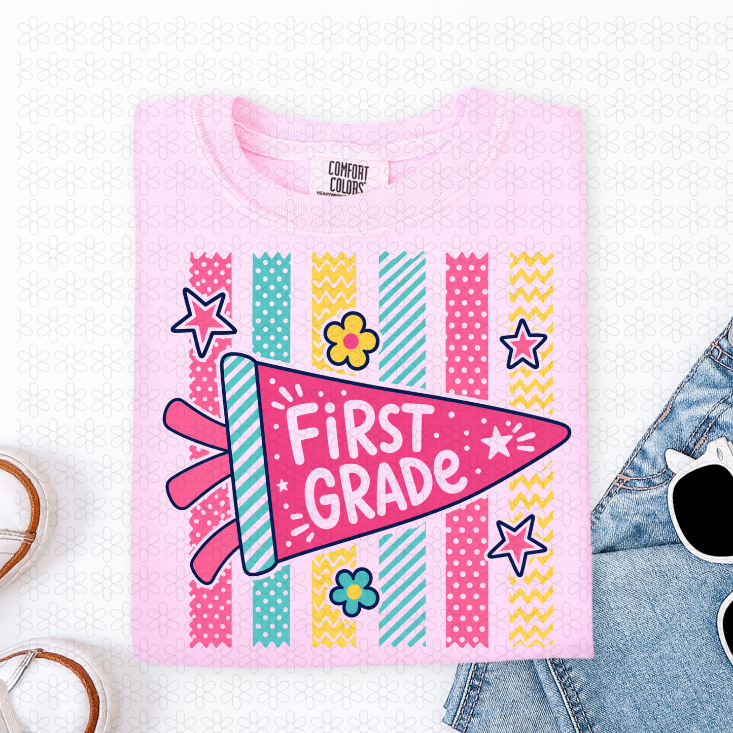 Grade Level Pendant Flag (Multiple Options) Completed Tee