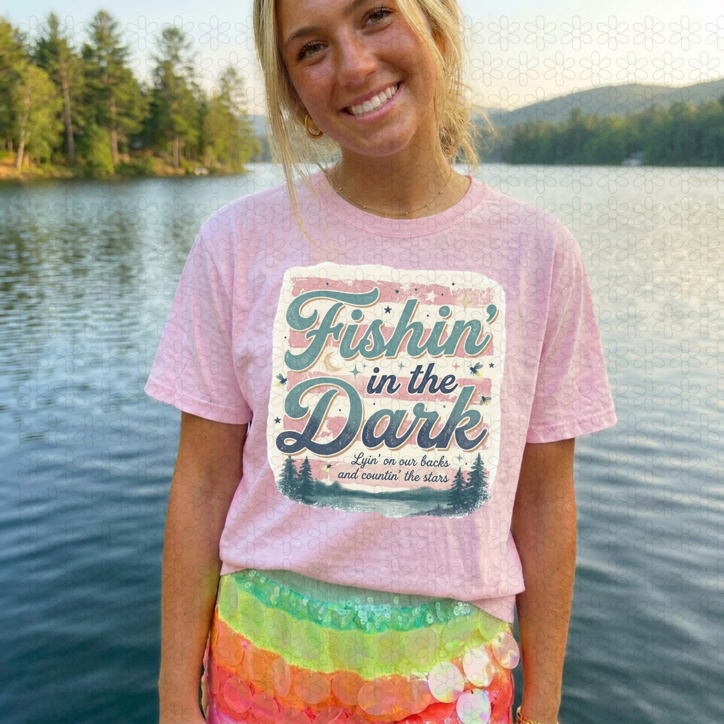 Fishin' In The Dark Completed Tee