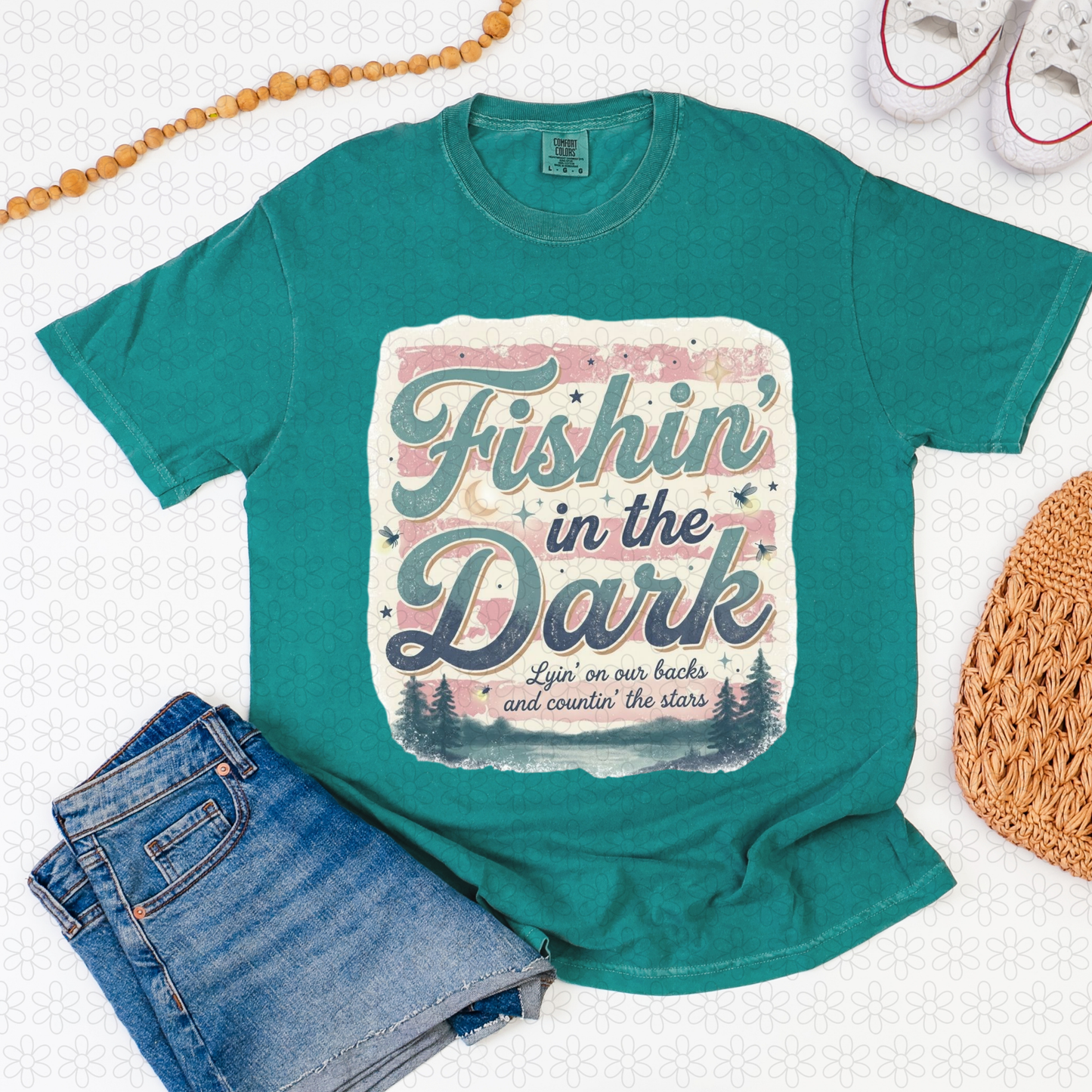 Fishin' In The Dark Completed Tee