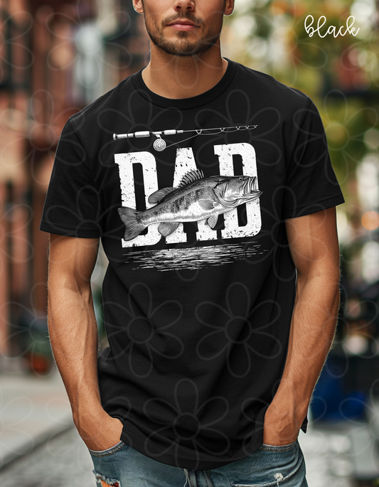 Fishing Dad Completed Tee