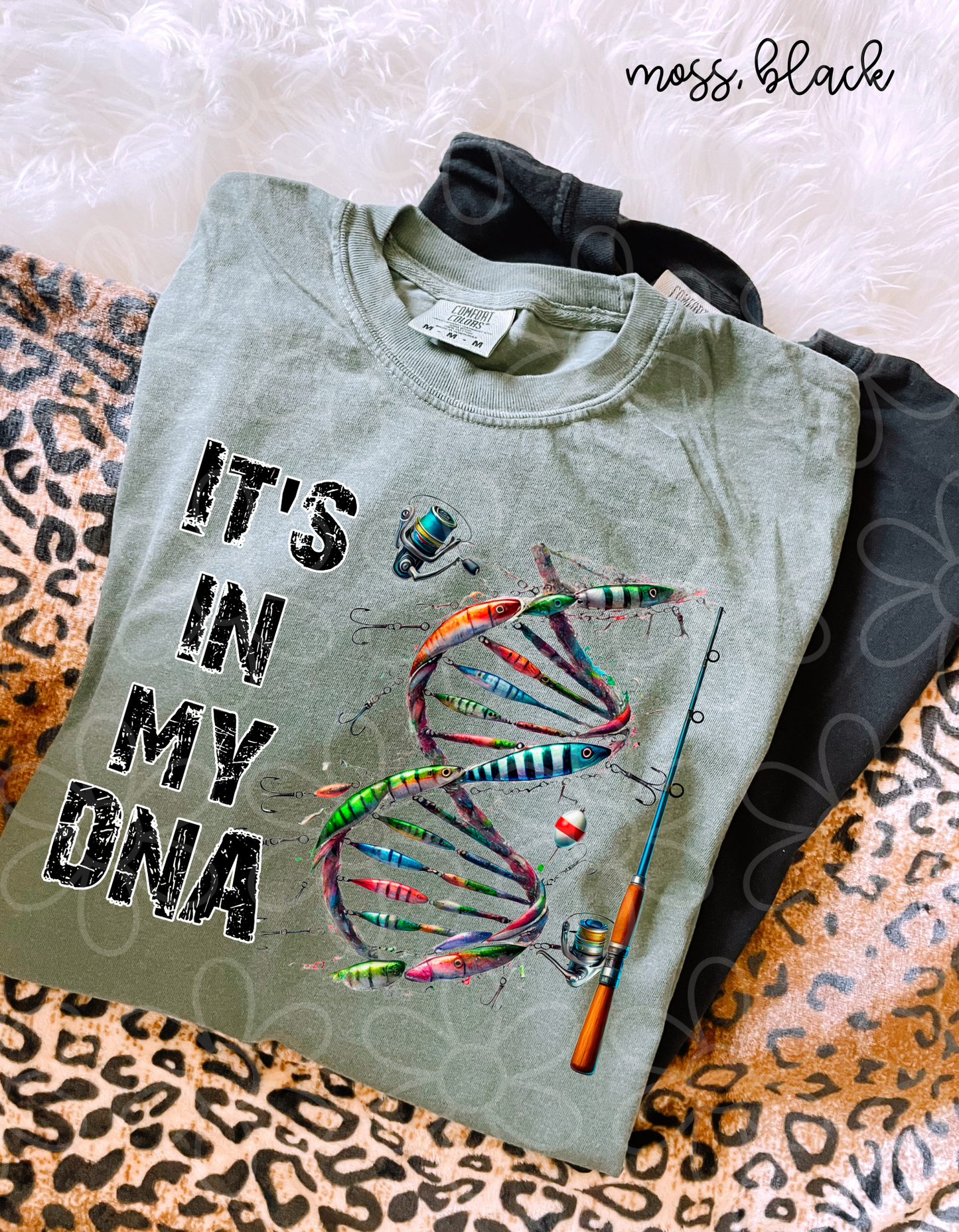 Fishing It's In My DNA DTF Transfer