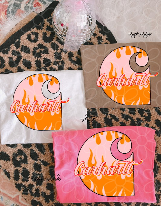 Flames Carhartt Completed Tee