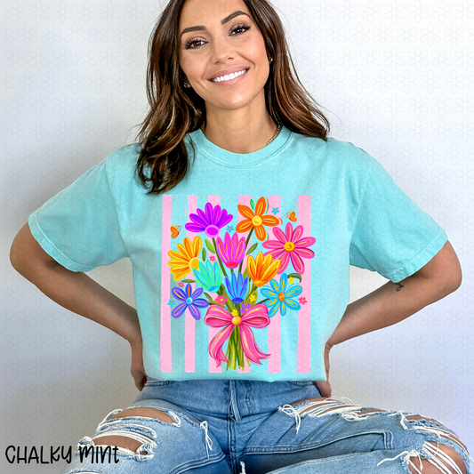 Floral Bouquet DTF Transfer
