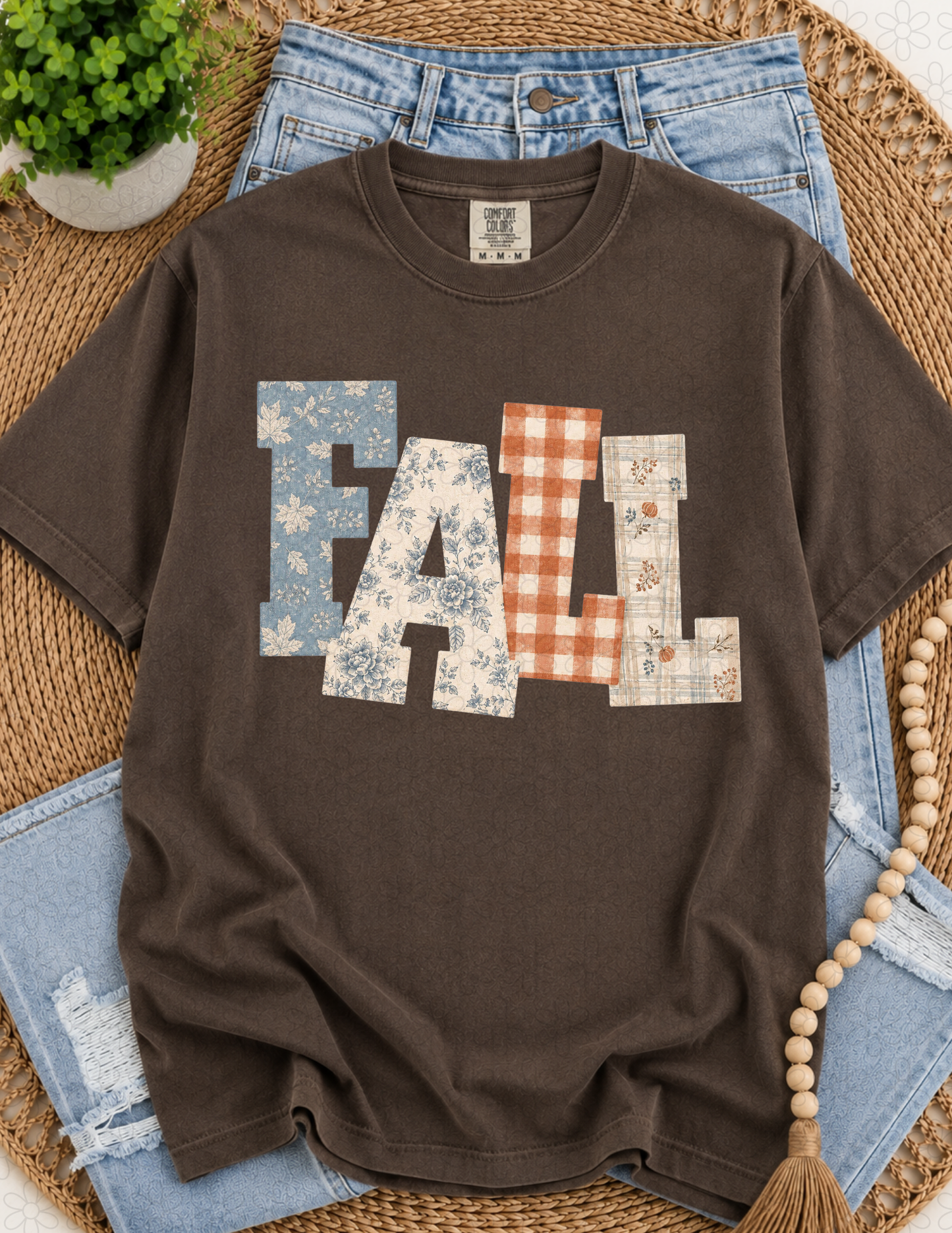 Floral Fall Completed Tee