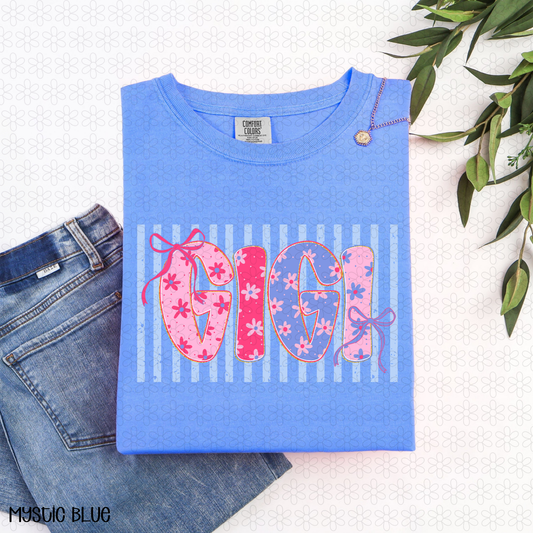 Floral GiGi Completed Tee