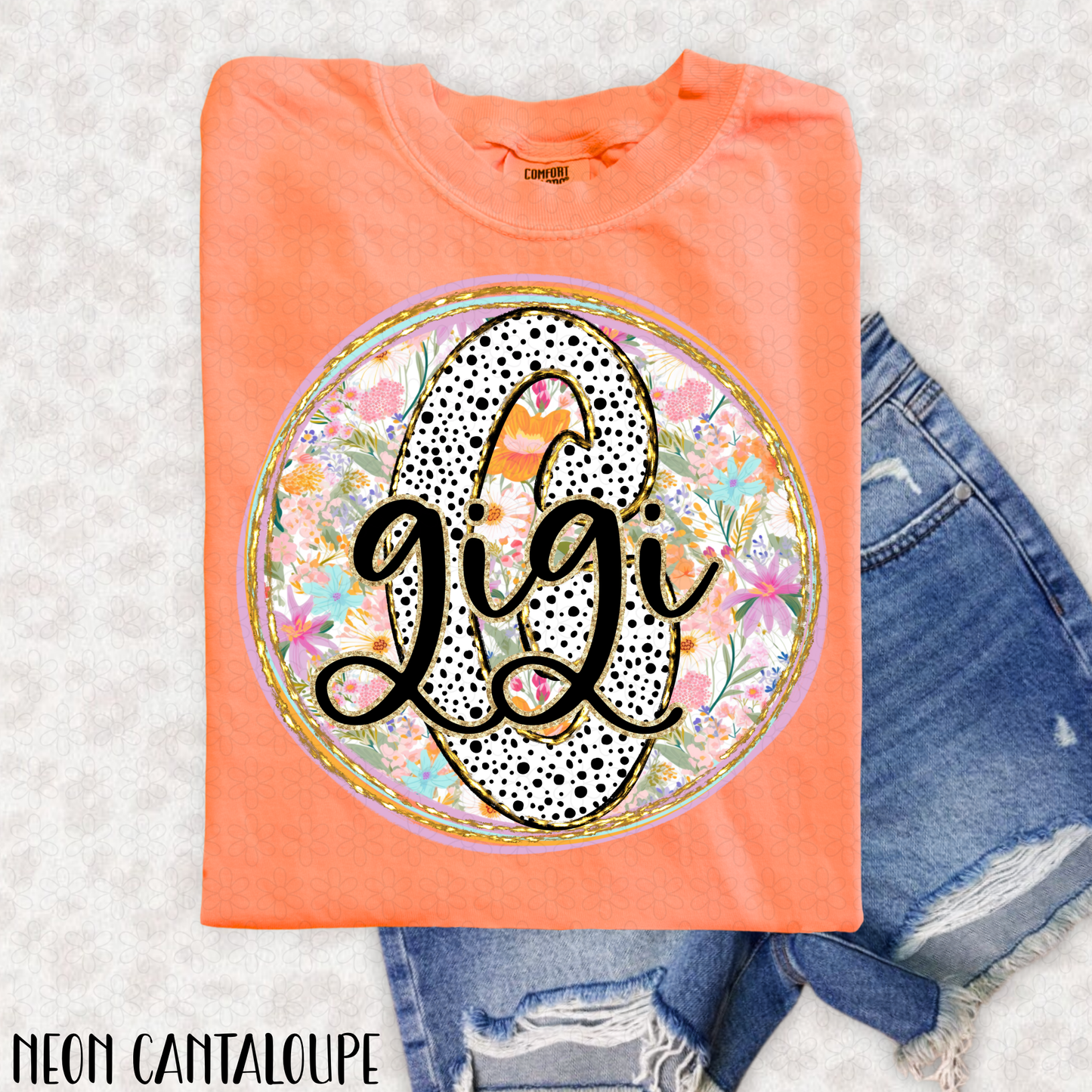 Floral Titles (Multiple Options NO Customs) DTF Transfer