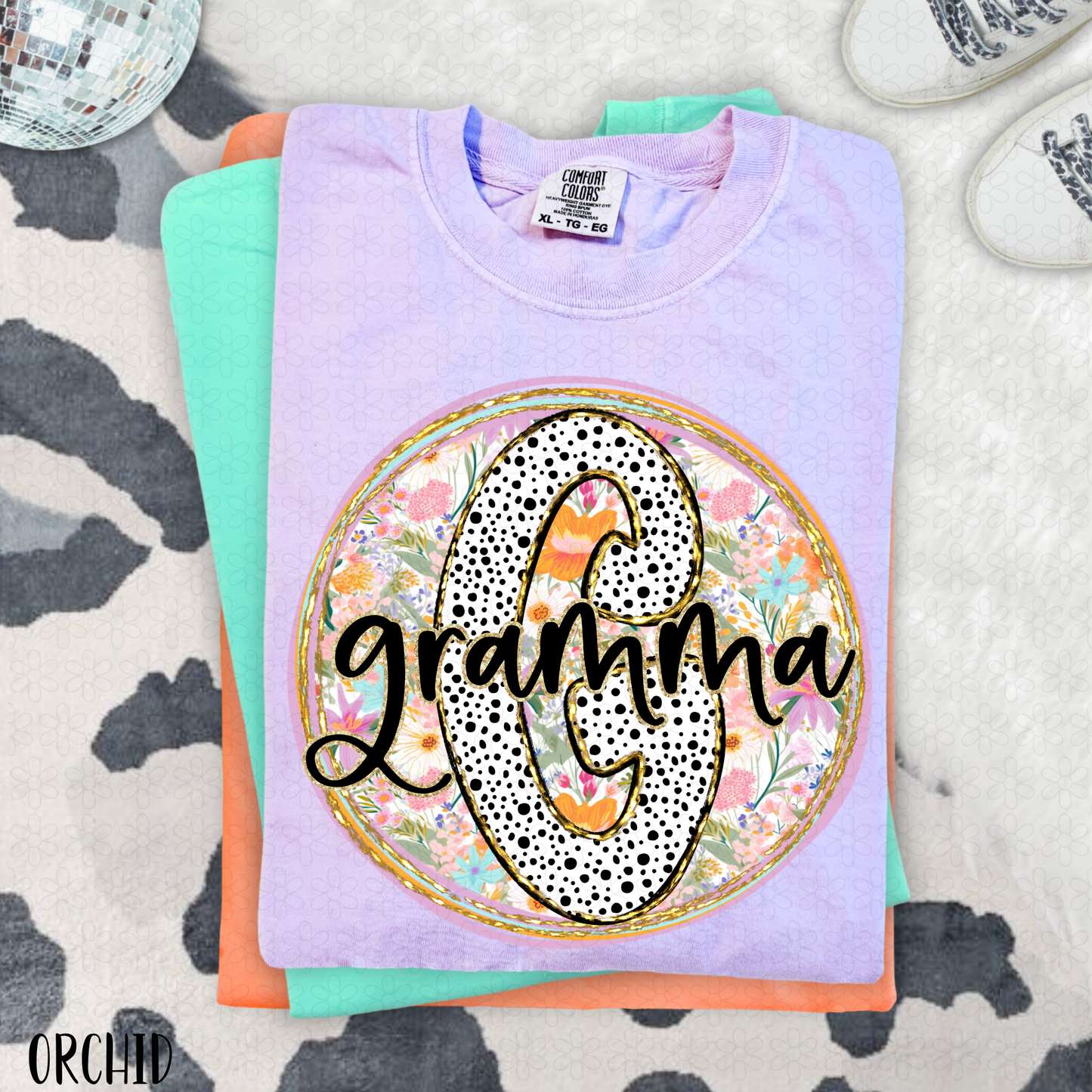 Floral Titles (Multiple Options NO Customs) DTF Transfer