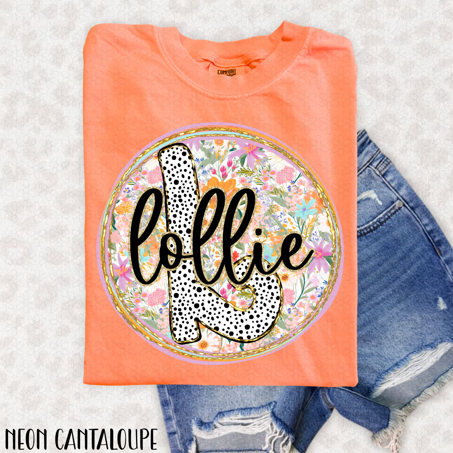 Floral Titles (Multiple Options NO Customs) DTF Transfer