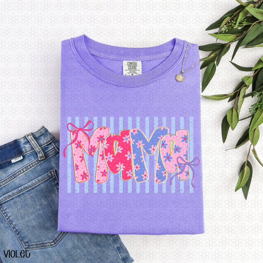 Floral Mama Completed Tee