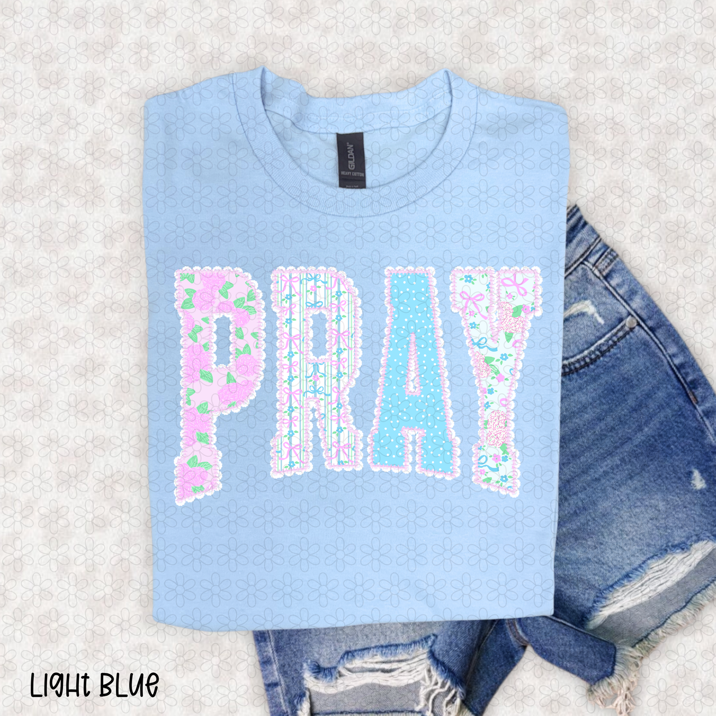 Floral Pray Completed Tee