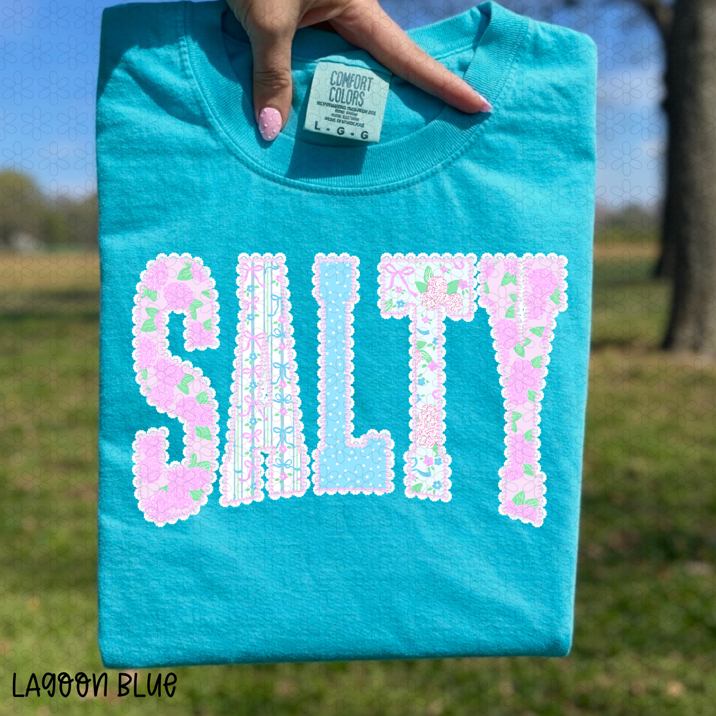 Floral Salty Completed Tee