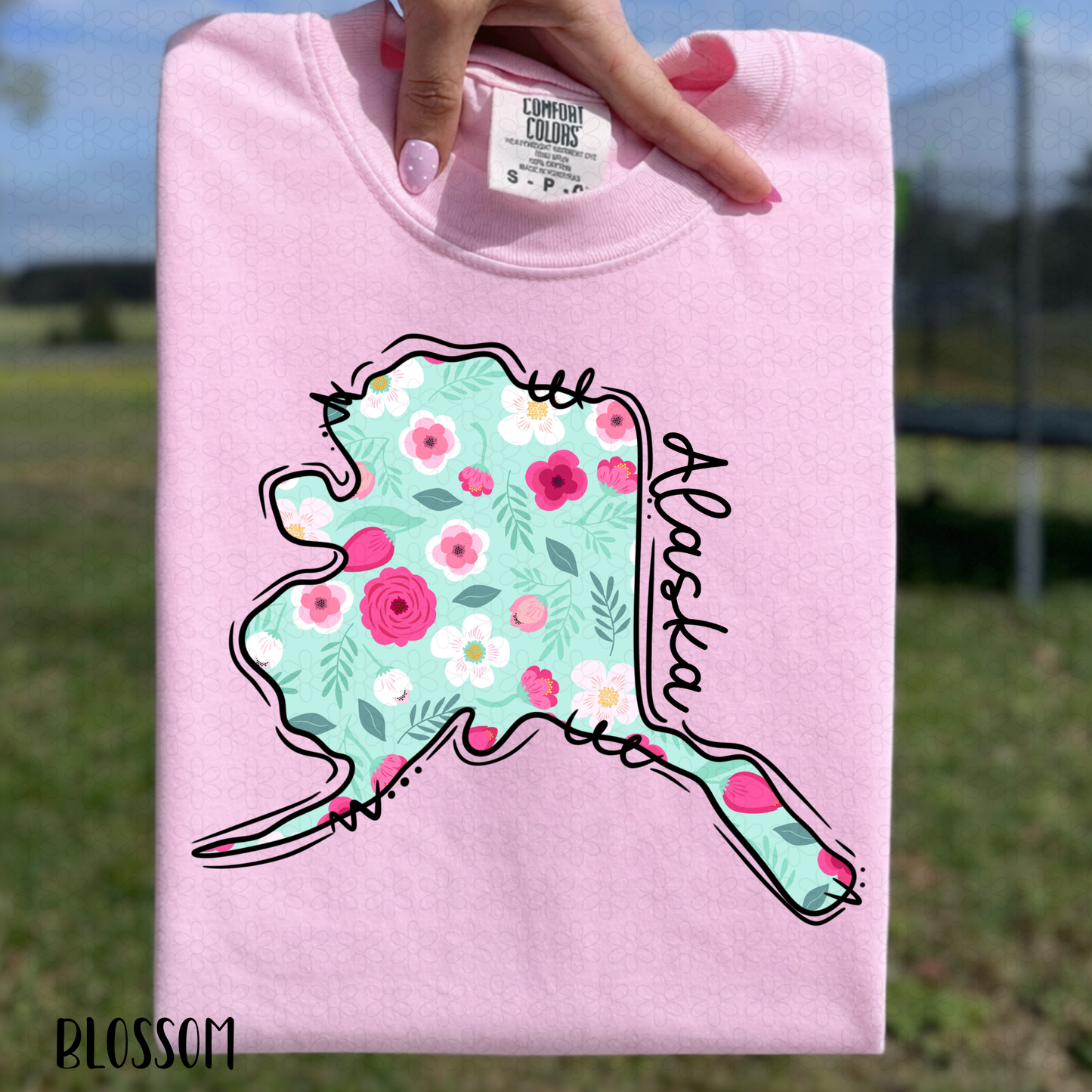 Floral States DTF Transfer