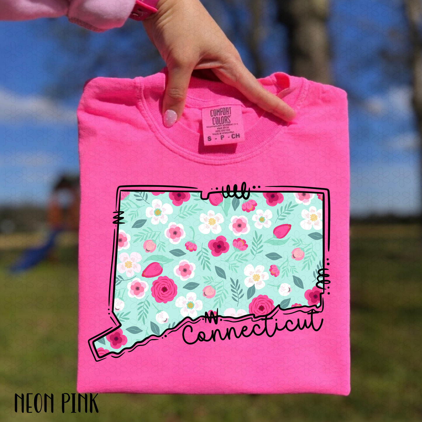 Floral States DTF Transfer