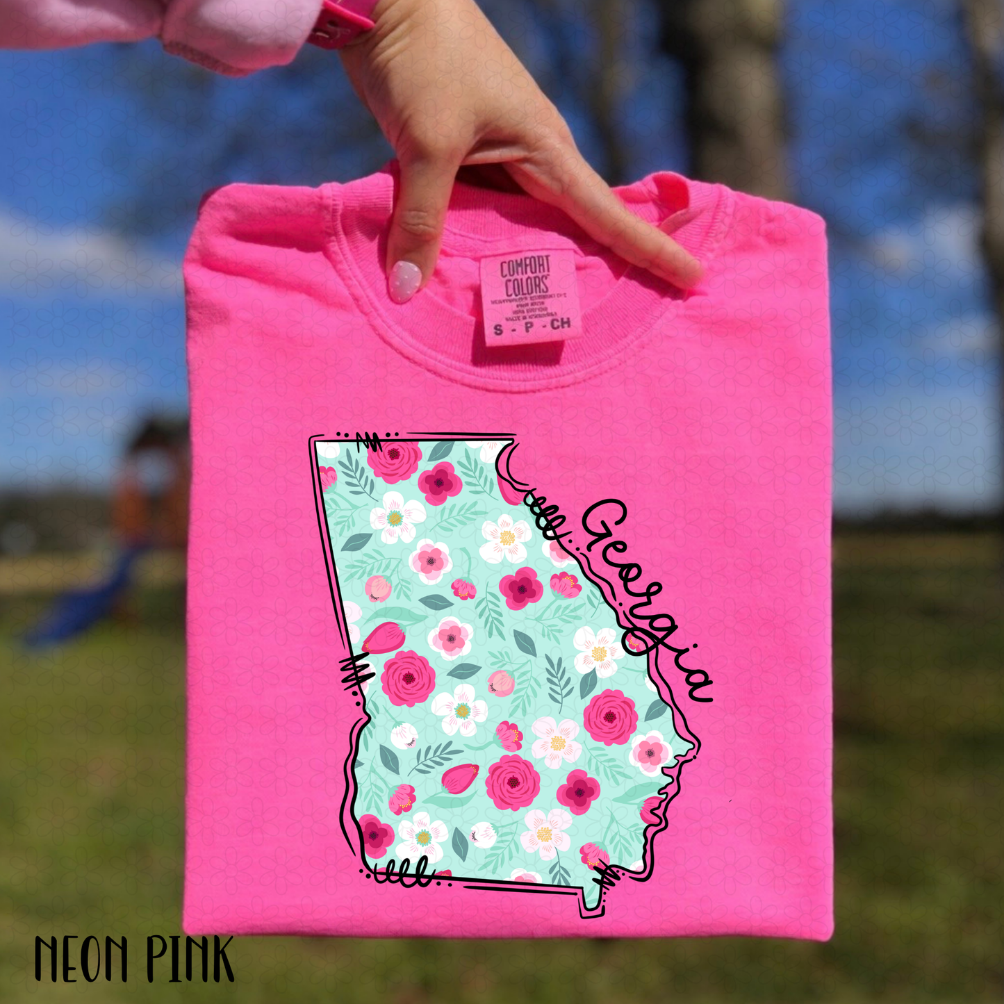 Floral States DTF Transfer