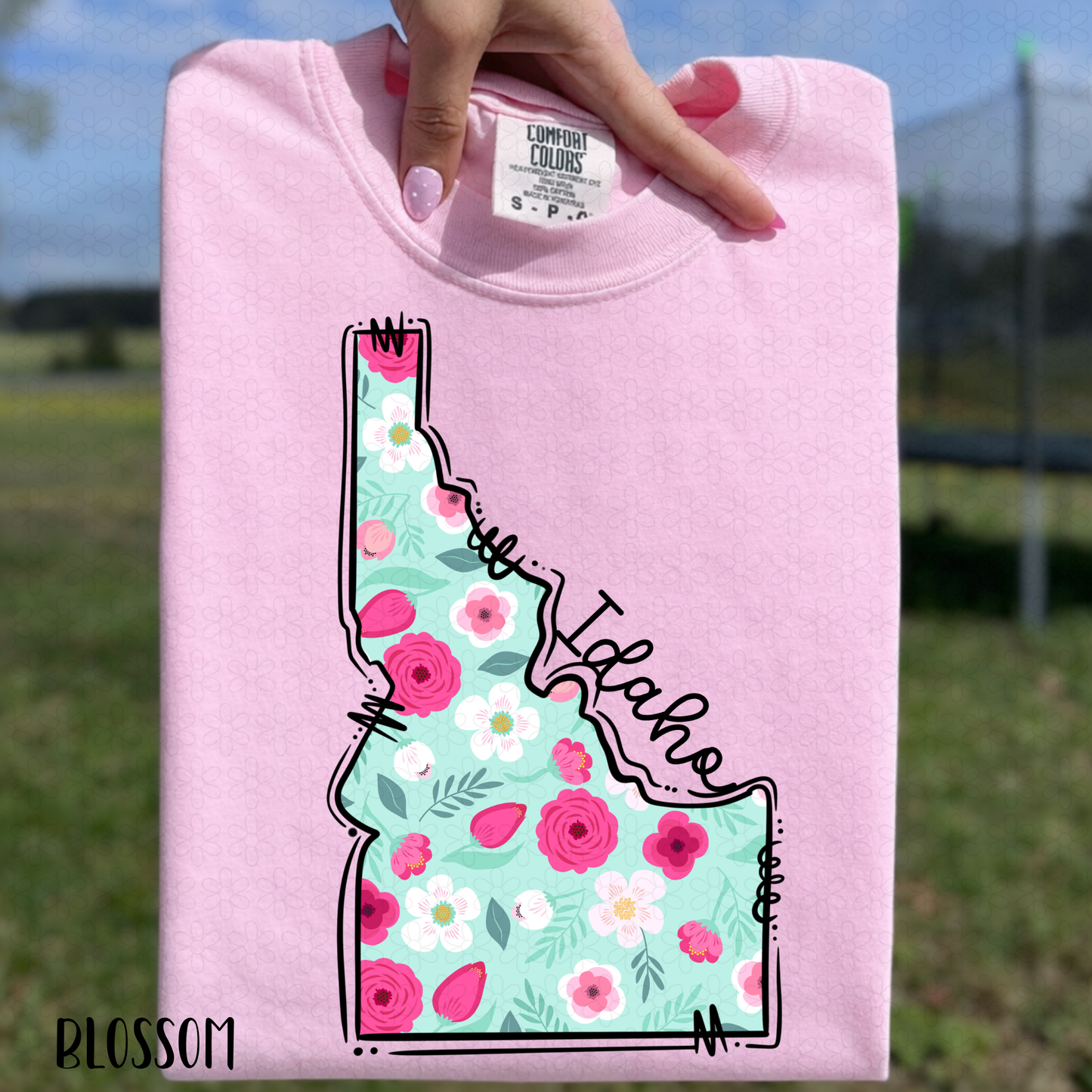 Floral States DTF Transfer