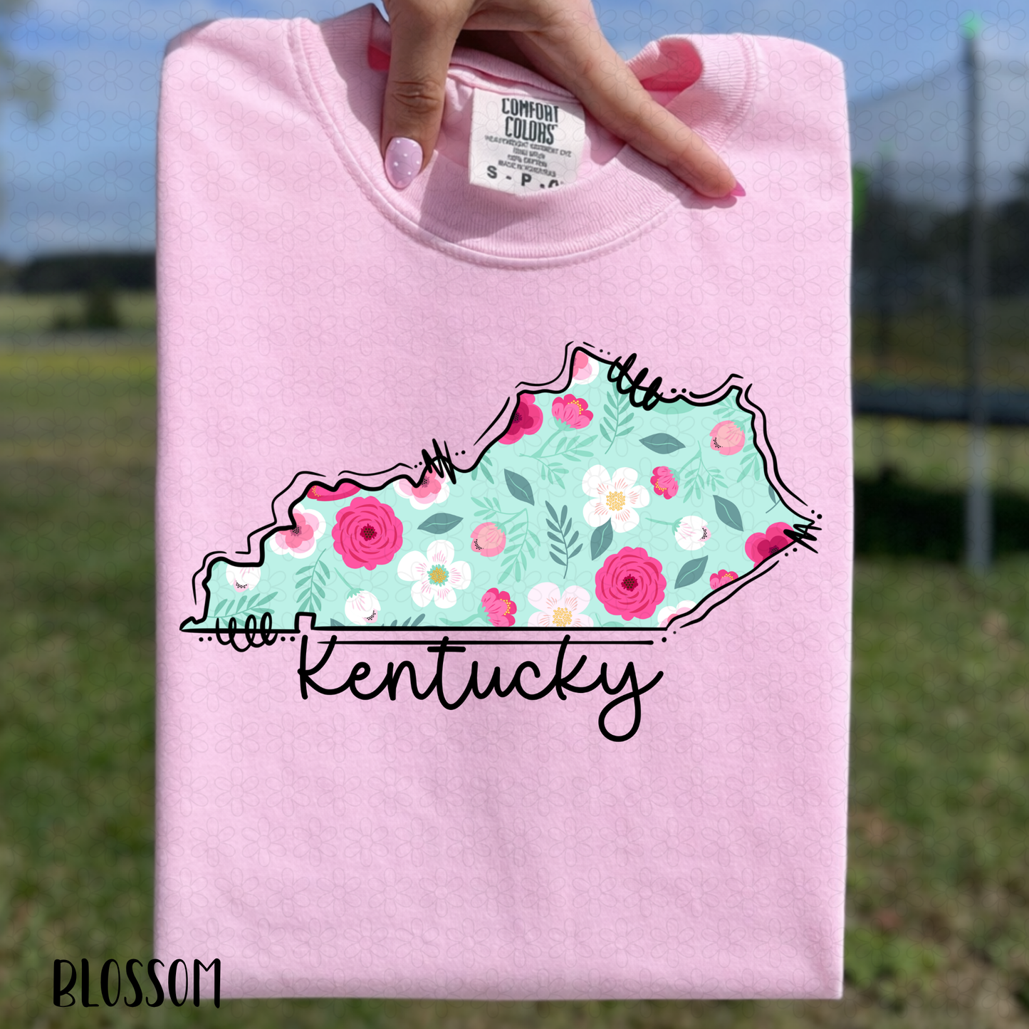 Floral States DTF Transfer