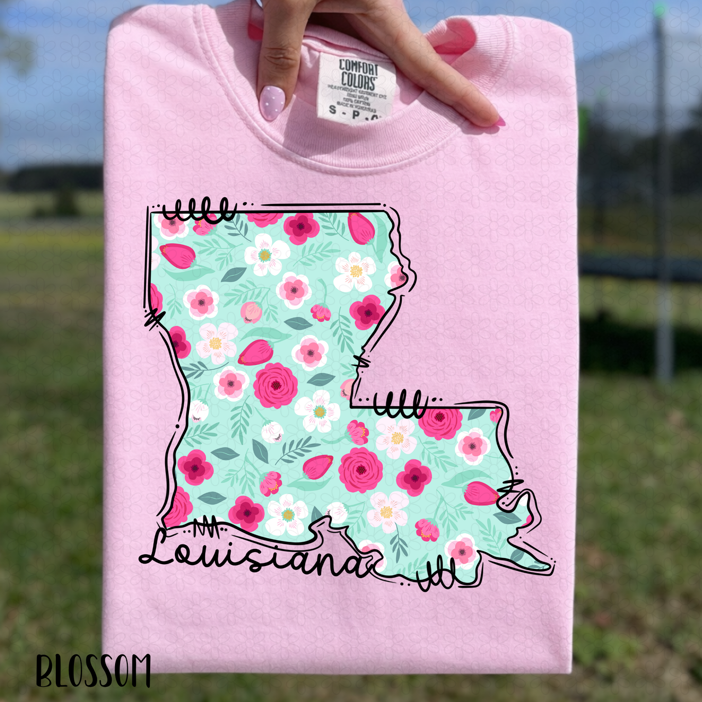 Floral States DTF Transfer