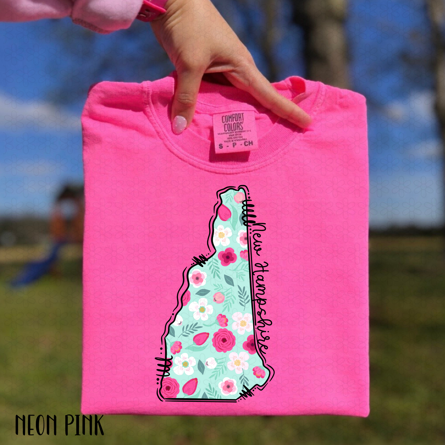 Floral States DTF Transfer